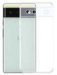 YOFO Back Cover for Google Pixel 6A (Silicone|Transparent|Camera Protection)