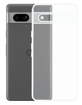 YOFO Back Cover for Google Pixel 7A (Flexible|Silicone|Transparent|Full Camera Protection)