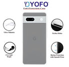 YOFO Back Cover for Google Pixel 7A (Flexible|Silicone|Transparent|Full Camera Protection)