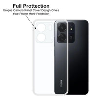 Roll over image to zoom in YOFO Back Cover for Mi Redmi 13C (4G) / Poco C65 (Flexible|Silicone|Transparent|Full Camera Protection|Dust Plug)