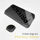 Oneminute Edge to Edge Privacy Tempered Glass for IPHONE X