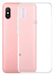 YOFO Back Cover for MI Redmi 6 Pro Shockproof TPU Cushioned Edges (Transparent)