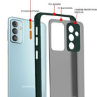 YOFO Smoke Back Cover for Samsung Galaxy F 23