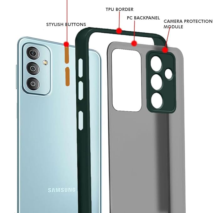 YOFO Smoke Back Cover for Samsung Galaxy F 23