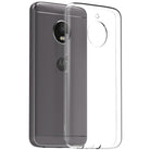 YOFO Silicone Soft Clear Back Cover for Moto E4 Plus (Transparent)