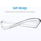 YOFO Back Cover for Mi Redmi 13C (5G) (Flexible|Silicone|Transparent|Full Camera Protection|Dust Plug)