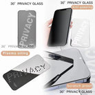 Oneminute Edge to Edge Privacy Tempered Glass for IPHONE X