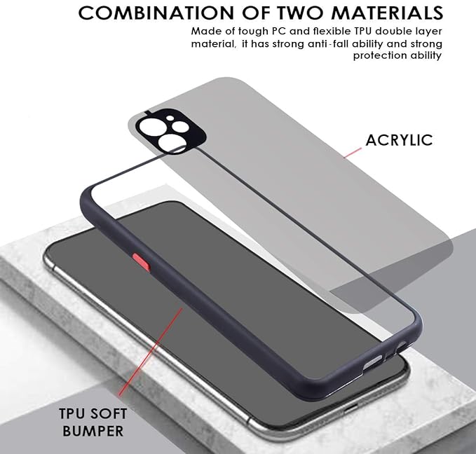 YOFO Smoke Back Cover for I Phone 11