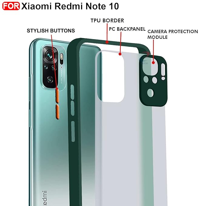 YOFO Smoke Back Cover for Redmi Note 10 (4G)