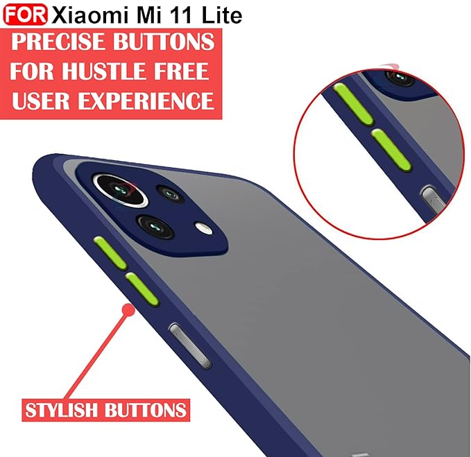 YOFO Smoke Back Cover for Xiaomi 11 Lite