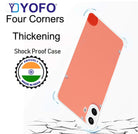 YOFO Back Cover for CMF by Nothing Phone 1 (Flexible|Silicone|Transparent|Full Camera Protection|Dust Plug)