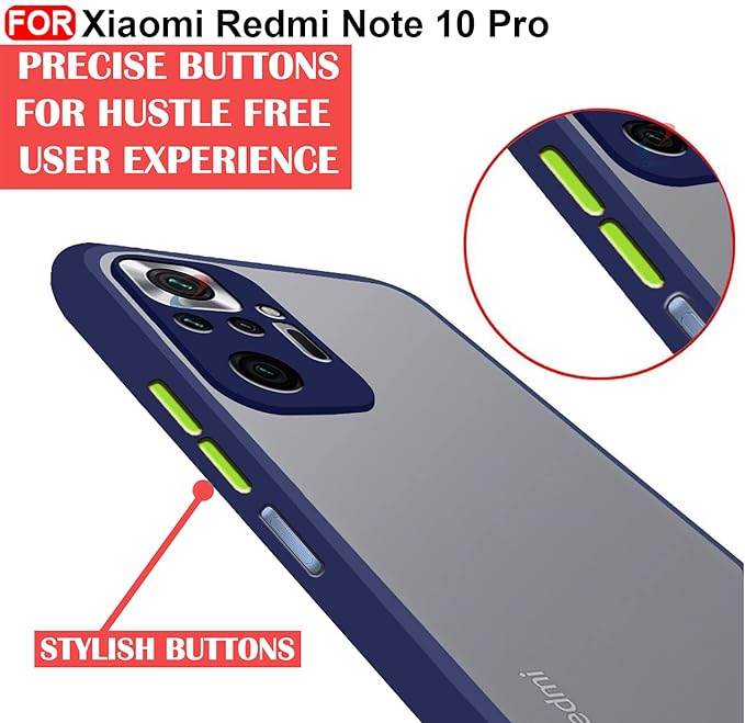 YOFO Smoke Back Cover for Redmi Note 10Pro