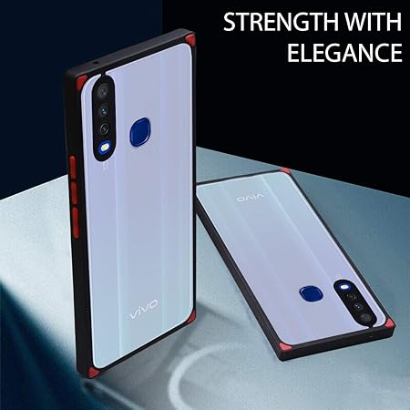 YOFO Square Back Cover for Vivo Y12