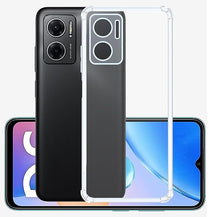 YOFO Back Cover for Mi Redmi Note 11E (Flexible|Shockproof|Silicone|Transparent|Camera Protection)