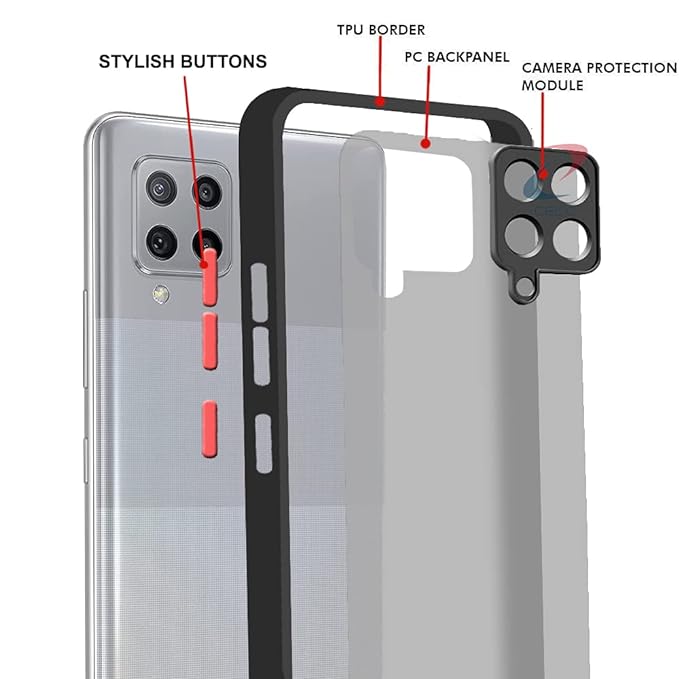 YOFO Smoke Back Cover for Samsung Galaxy M42