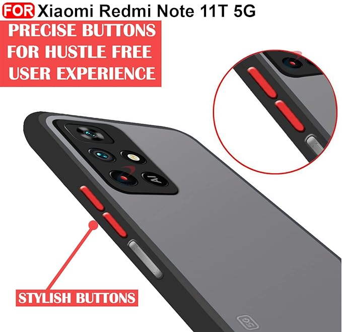 YOFO Smoke Back Cover for Mi Note 11 T (5G)