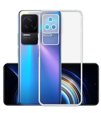 YOFO Back Cover for Mi Redmi K40s (Flexible|Silicone|Transparent|Dust Plug|Camera Protection)