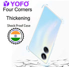 YOFO Back Cover for Realme 10 Pro Plus (5G) (Silicone|Transparent|Camera Protection) (SALE)