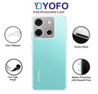 YOFO Back Cover for Infinix Smart 7 (2.0 MM |Flexible|Silicone|Transparent|Full Camera Protection)