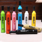 DECO UMBRELLA Folding Portable Umbrella with Bottle Cover for UV Protection & Rain Umbrella Mini Travel Pack Of 1