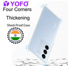 YOFO Back Cover for Vivo V27 (5G) (Silicone|Transparent|Camera Protection) (SALE)
