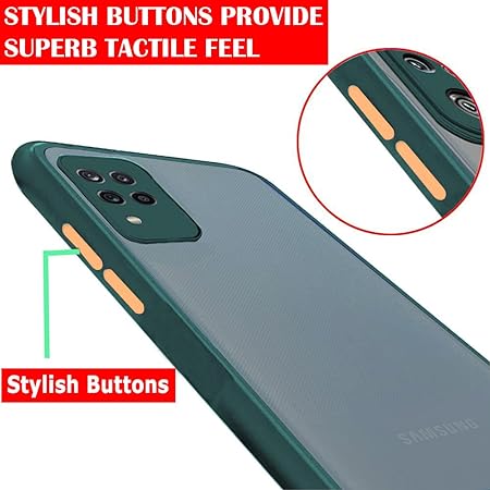 YOFO Smoke Back Cover for Samsung A12