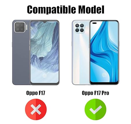 YOFO Square Smoke Back Cover for Oppo F17 Pro