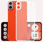 YOFO Back Cover for CMF by Nothing Phone 1 (Flexible|Silicone|Transparent|Full Camera Protection|Dust Plug)