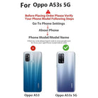 YOFO Smoke Back Cover for Oppo A53S (5G)