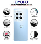 YOFO Transparent Back Cover for OnePlus 12R