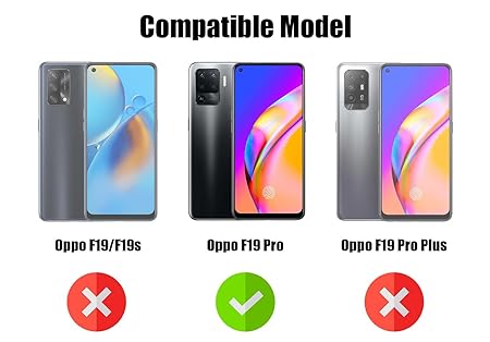 YOFO Smoke Back Cover for Oppo F19 Pro