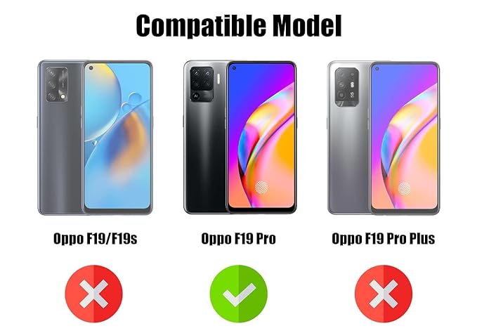 YOFO Smoke Back Cover for Oppo F19 Pro