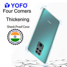 YOFO Transparent Back Cover for Mi Redmi Note 9