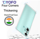 YOFO Back Cover for Infinix Hot 12 Pro (Flexible|Silicone|Transparent|Full Camera Protection)