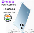 YOFO Transparent Back Cover for Mi Redmi Note 12 Pro