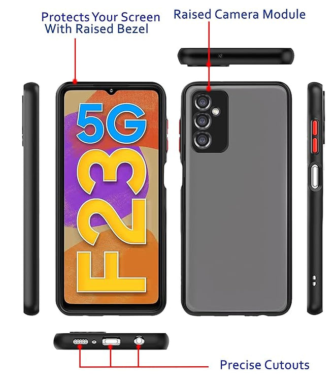 YOFO Smoke Back Cover for Samsung Galaxy F 23