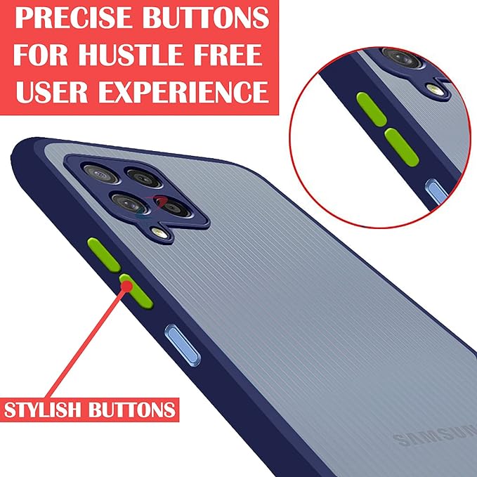 YOFO Smoke Back Cover for Samsung Galaxy M32 (4G)/F22(4G)