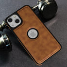 YOFO iPhone 13 Back Cover | Flexible Pu Leather | Full Camera Protection | Raised Edges | Super Soft-Touch | Bumper Case for iPhone 13 (Brown)