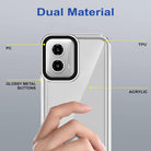 YOFO Back Case Cover for Motorola Moto G34 5G  Compatible for Motorola Moto G34 5G Back Case Cover Transparent