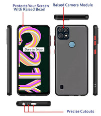 YOFO Smoke Back Cover for Realme C21