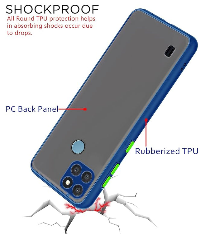 YOFO Smoke Back Cover for Realme C25Y