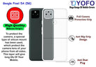 YOFO Back Cover for Google Pixel 5A (5G) (Flexible|Silicone|Transparent|Full Camera Protection|Dust Plug)