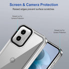 YOFO Back Case Cover for Motorola Moto G34 5G  Compatible for Motorola Moto G34 5G Back Case Cover Transparent