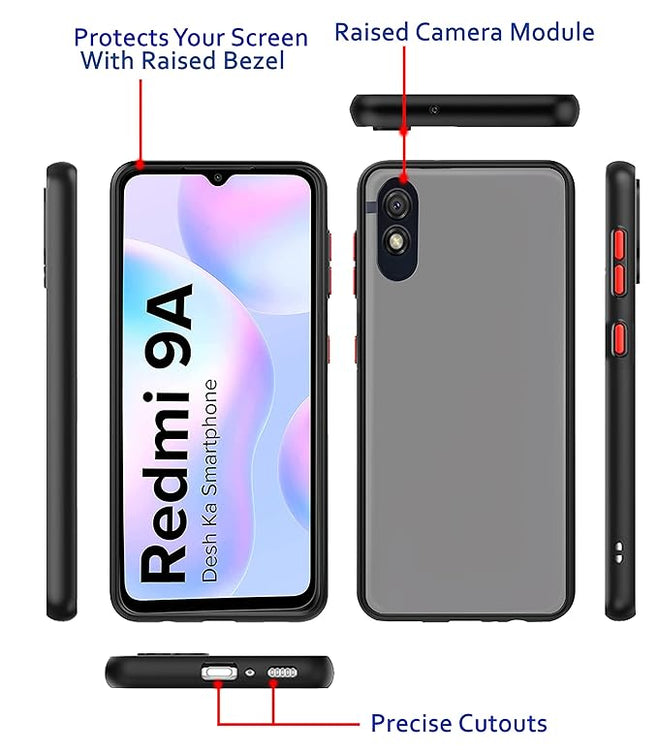 YOFO Smoke Back Cover for MI Redmi 9A