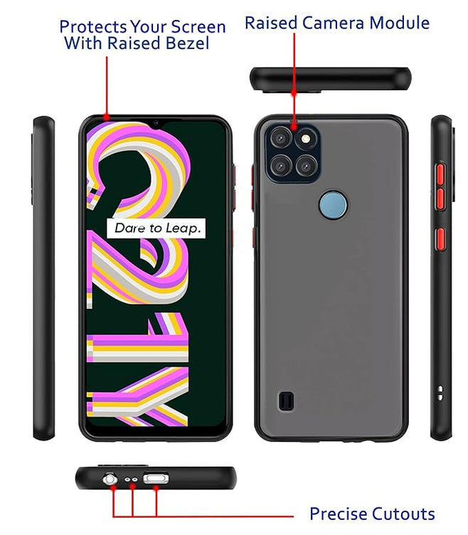 YOFO Smoke Back Cover for Realme C25Y
