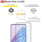 YOFO Edge to Edge Tempered Glass for Redmi Note 14 5G