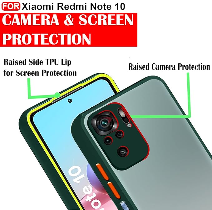 YOFO Smoke Back Cover for Redmi Note 10 (4G)