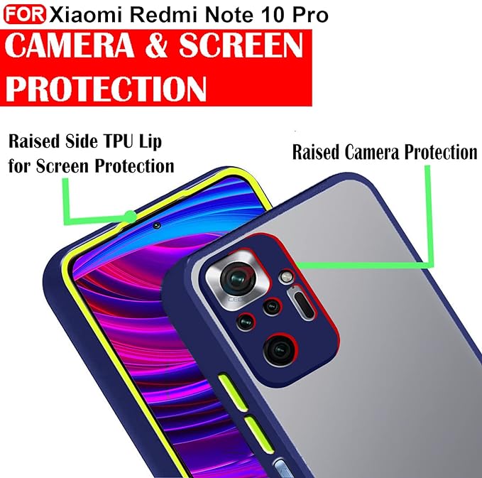 YOFO Smoke Back Cover for Redmi Note 10Pro