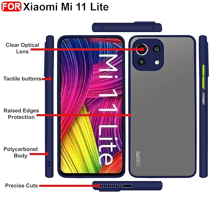 YOFO Smoke Back Cover for Xiaomi 11 Lite