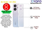 YOFO Transparent Back Cover for Mi Redmi 13C (5G)